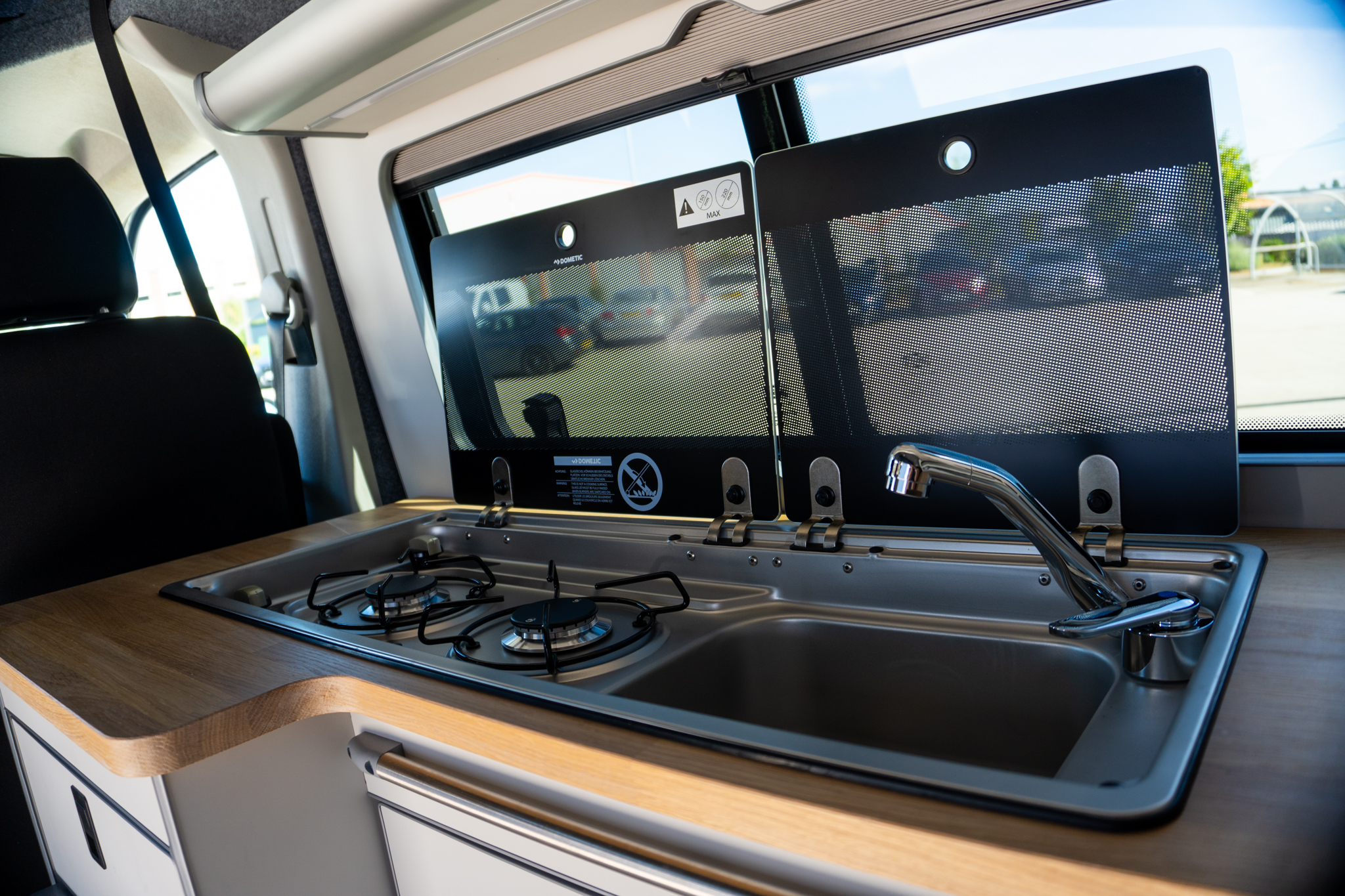 Double Burner Sink & Hob