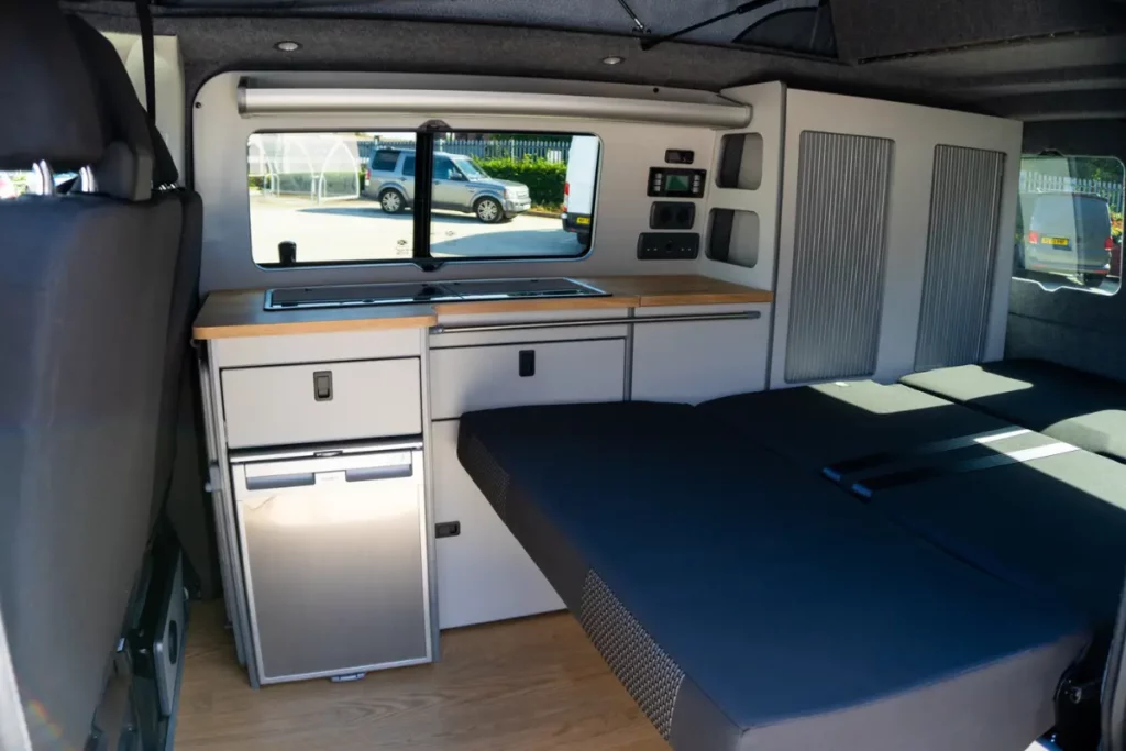 Interior Ford Transit Custom mid range campervan conversion
